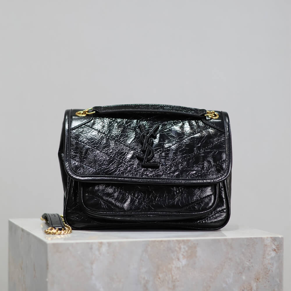 YSL NIKI baby in vintage leather(HIGH-END GRADE)